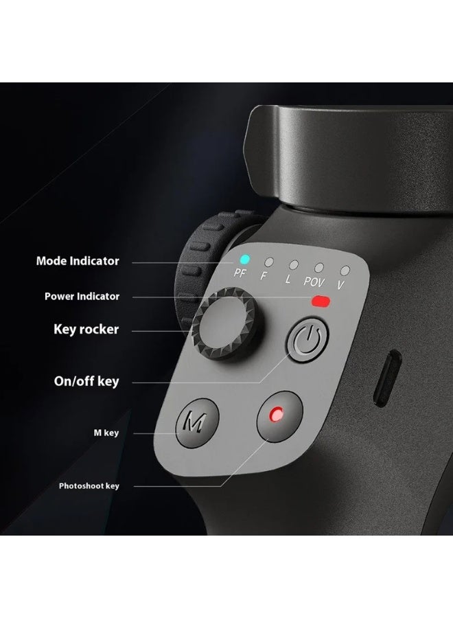 أكاليكس مثبت جيمبال ثلاثي المحاور قابل للطي للهواتف الذكية CM8 لتسجيل فيديو سلس - Image 3